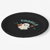 Ghouls willen gewoon plezier hebben Halloween Art  Papieren Bordje (Gekanteld)