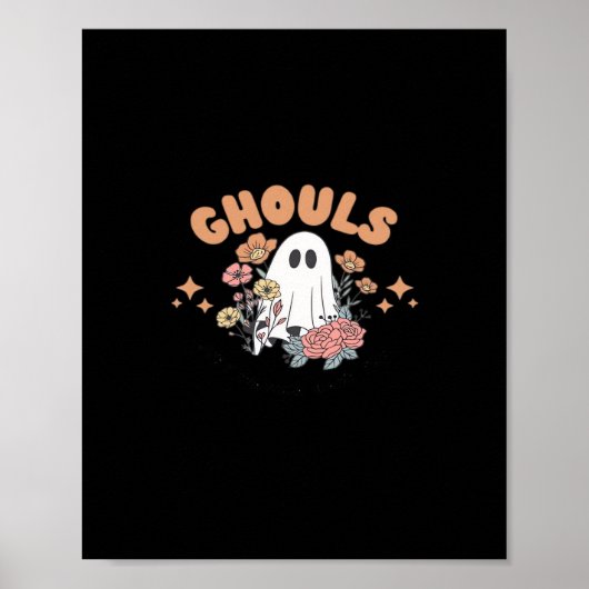 Ghouls willen gewoon plezier hebben Halloween Art  Poster (Voorkant)