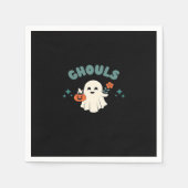 Ghouls willen gewoon plezier hebben Halloween Art  Servet (Voorkant)