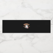 Ghouls willen gewoon plezier hebben Halloween Art Waterfles Etiket (Enkel label)