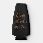 Ghouls willen gewoon plezier hebben Halloween Cool Flesjeskoeler (Voorkant)