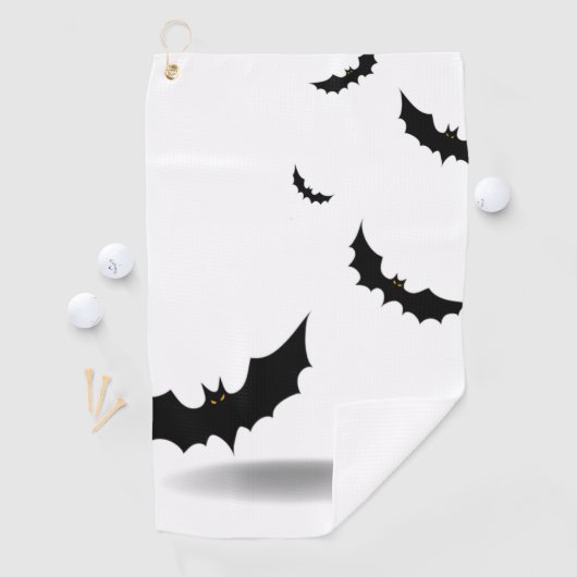 Ghouls willen gewoon plezier hebben: Halloween gol Golfhanddoek (Insitu)