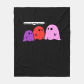 Ghouls willen gewoon plezier hebben Halloween Tren Fleece Deken (Voorkant)