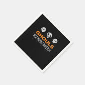 Ghouls willen gewoon plezier hebben in de herfst e servet (Hoek)