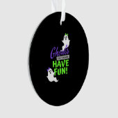 Ghouls willen gewoon plezier hebben in de herfst ornament (voorkant)
