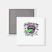 Ghouls willen gewoon plezier hebben in de sloth-vi magneet (Voorkant / Achterkant)