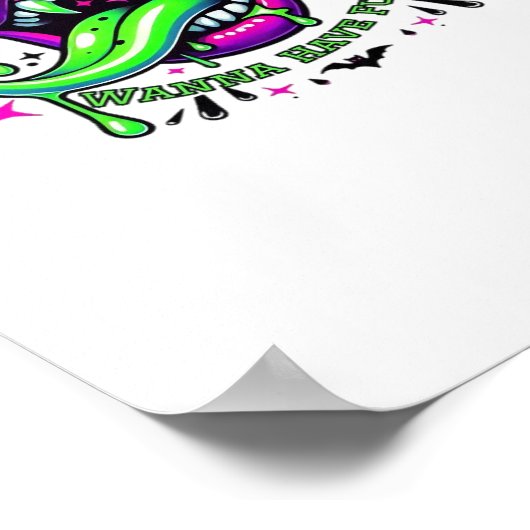 Ghouls willen gewoon plezier hebben in de sloth-vi poster (Hoek)