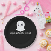 Ghouls willen gewoon plezier hebben in een vrolijk papieren bordje (Feest)