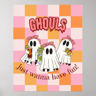 Ghouls willen gewoon plezier hebben in het Poster