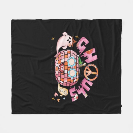 Ghouls willen gewoon plezier hebben in sublimatie fleece deken (Voorkant (Horizontaal))