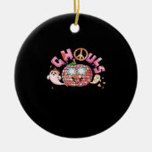 Ghouls willen gewoon plezier hebben in sublimatie keramisch ornament (Voorkant)