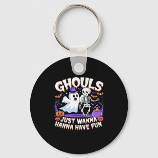 Ghouls willen gewoon plezier hebben luie luiaard sleutelhanger