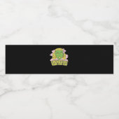 Ghouls willen gewoon plezier hebben luie luiaard waterfles etiket (Enkel label)