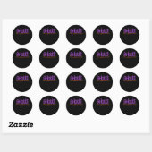 GHOULS willen gewoon plezier hebben Ronde Sticker (Vel)