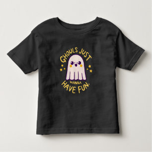 Ghouls willen gewoon plezier hebben, Schattigee ge Kinder Shirts