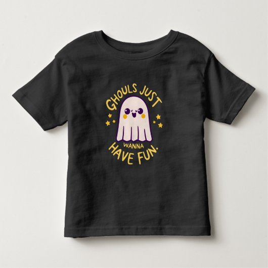 Ghouls willen gewoon plezier hebben, Schattigee ge Kinder Shirts (Voorkant)