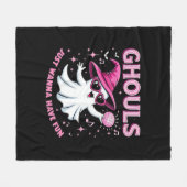 Ghouls willen gewoon plezier hebben spooky Hallowe Fleece Deken (Voorkant (Horizontaal))