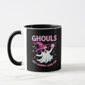 Ghouls willen gewoon plezier hebben spooky Hallowe Mok (Links)