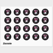 Ghouls willen gewoon plezier hebben spooky Hallowe Ronde Sticker (Vel)