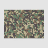 GI Camouflage Militaire Feestviering Party Tissuepapier (Voorkant)