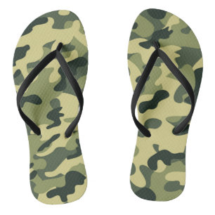 GI Camouflage Militaire Feestviering  Teenslippers