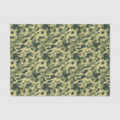 GI Camouflage Militaire Soldaat Celebration Party Tissuepapier (Voorkant)