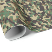 GI Camouflage Militaire Vielebratiepartij Cadeaupapier (Rol Hoek)