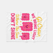 Gi Crew We Bring Light Where The Sun Don't Shine  Fleece Deken (Voorkant (Horizontaal))