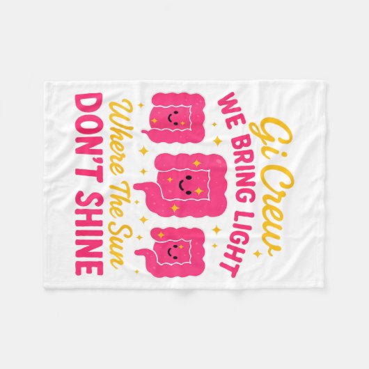 Gi Crew We Bring Light Where The Sun Don't Shine  Fleece Deken (Voorkant (Horizontaal))