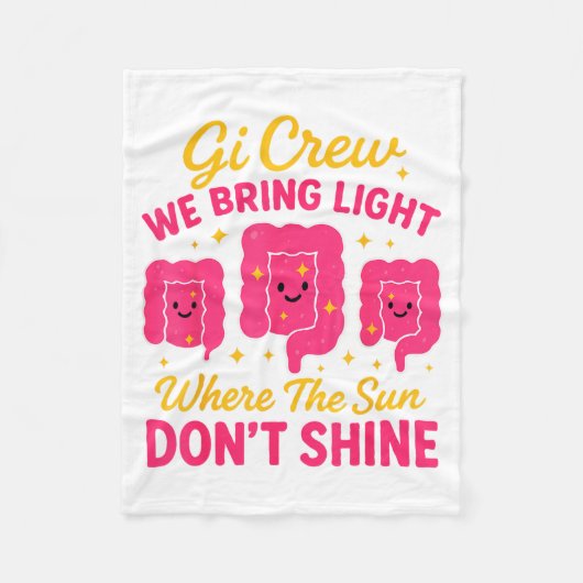 Gi Crew We Bring Light Where The Sun Don't Shine  Fleece Deken (Voorkant)