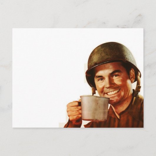 GI Cuppa Joe Briefkaart (Voorkant)