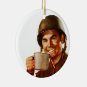 GI Cuppa Joe Keramisch Ornament (Rechts)