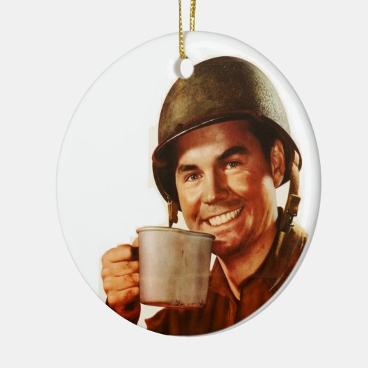 GI Cuppa Joe Keramisch Ornament (Links)