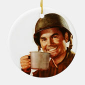 GI Cuppa Joe Keramisch Ornament (Achterkant)