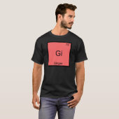 Gi - Ginger Funny Chemistry Element Symbol T-Shirt (Voorkant volledig)
