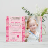 GI Jane Army Camouflage Kaart (Staand voorkant)