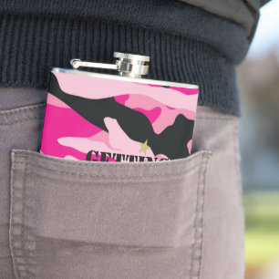 GI Jane Militaire Camouflage Bride To be Heupfles