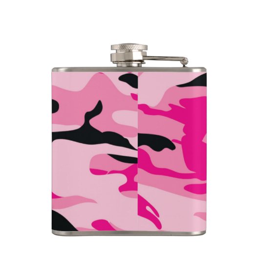 GI Jane Militaire Camouflage Bruid Tien Te Worden Heupfles (Achterkant)