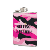 GI Jane Militaire Camouflage Bruid To Be Heupfles (Links)