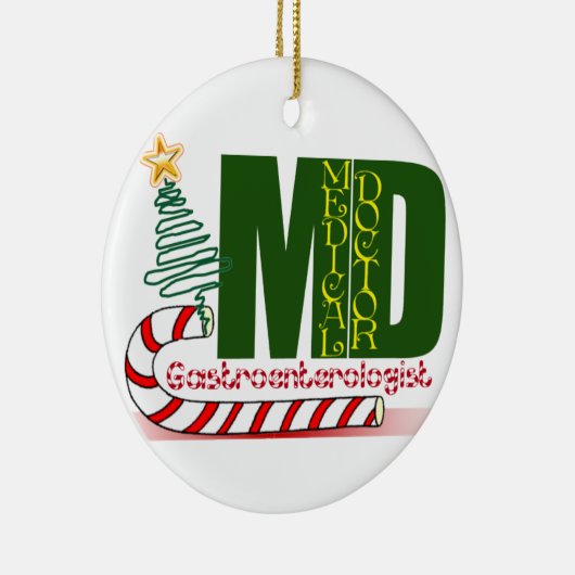 GI MD CHRISTMAS ORNAMENT GASTROENTEROLOGIST DOCTOR (Rechts)