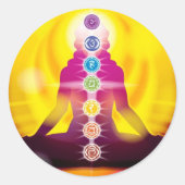 GI_SBS-Chakra's Ronde Sticker (Voorkant)