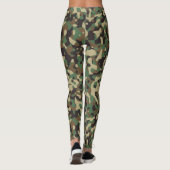 GI Soldaat Militaire Camouflage de heer Mrs Shower Leggings (Achterkant)