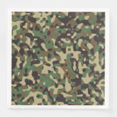 GI Soldier Camouflage Militaire Feest Servetten (Voorkant)