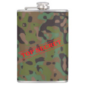 GI Top Secret Groom Celebration Camouflage Party Heupfles (Voorkant)