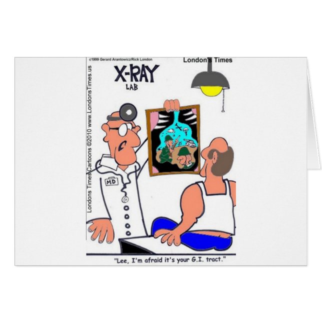 GI Tract Funny Gastrointestinale T - shirts Giften (Voorkant Horizontaal)