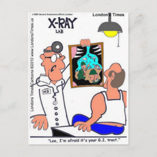 GI Tract Grappige Gastro-intestinale Medische T-sh Briefkaart