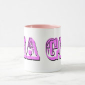 Gia, Roze naam Logo, Mok (Midden)