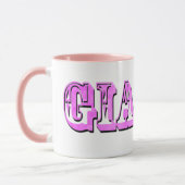 Gia, Roze naam Logo, Mok (Links)