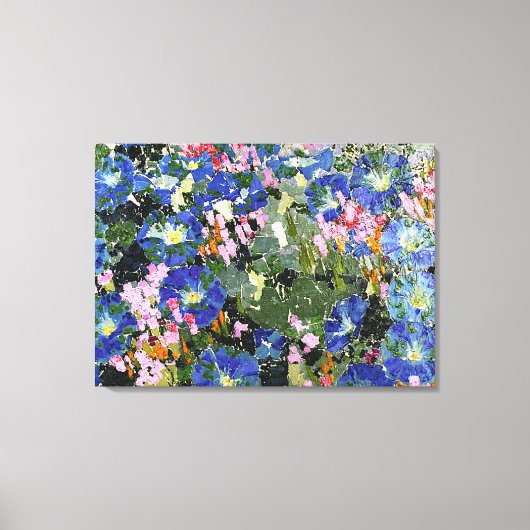 Giacometti - Blau Winden Canvas Afdruk (Voorkant)