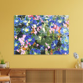 Giacometti - Blau Winden Canvas Afdruk (Insitu (Woonkamer))
